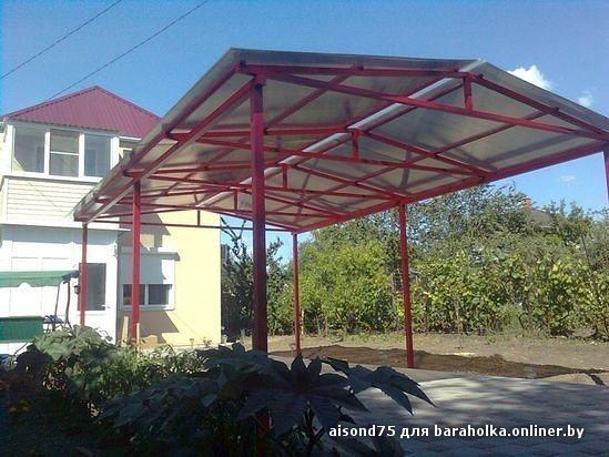 Односкатная крыша из поликарбоната чертежи и фото Односкатная крыша из поликарбоната чертежи и фото