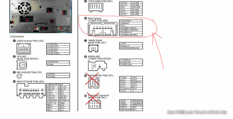 Распиновка магнитолы honda