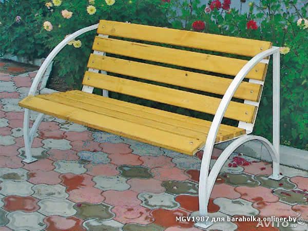 Лавочки из профильной трубы своими руками 20