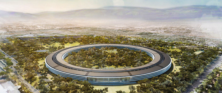 Стали доступны секретные изображения интерьера кампуса Apple