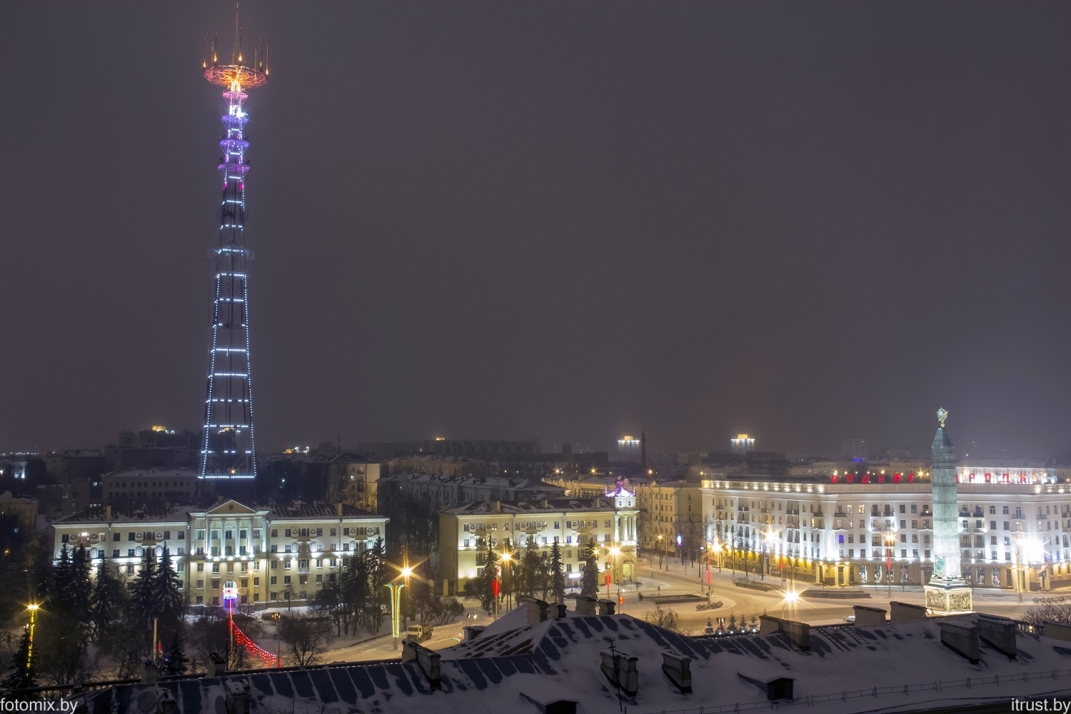 Минск телевизионная башня