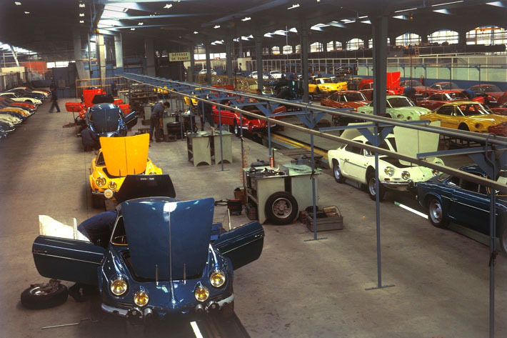 Завод в Дьеппе в 1970 году