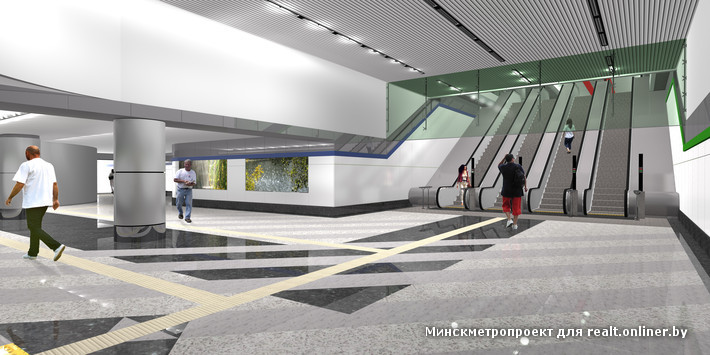 Утверждены эскизы семи станций третьей линии минского метро — фото