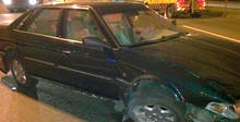 Минск: водитель разбил машину о бордюр, бросил ее там же и ушел на работу