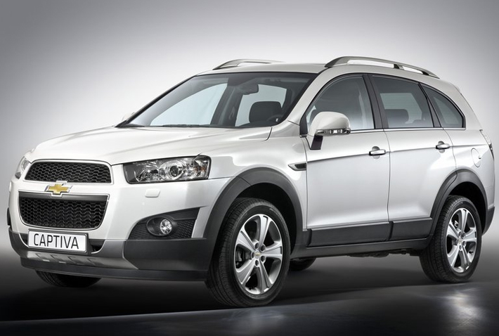 Chevrolet Captiva получил новое оформление передней части