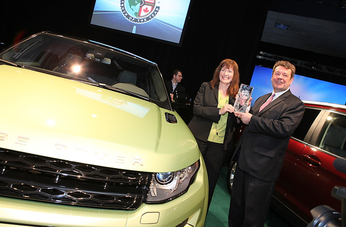 Range Rover Evoque стал «Внедорожником года» в США 