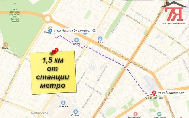 Богдановича 55 минск карта