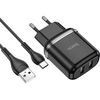 Сетевое зарядное Hoco N4 USB Type-C (черный)