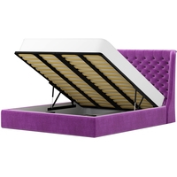 Кровать Mebelico Далия 160x200 (вельвет люкс, фиолетовый)