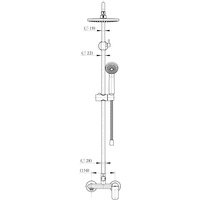 Душевая система  Bravat Opal F9125183CP-A1