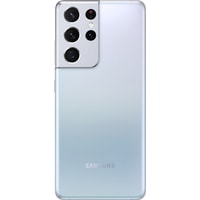 Смартфон Samsung Galaxy S21 Ultra 5G SM-G998B/DS 16GB/512GB Восстановленный by Breezy, грейд C (серебряный фантом)