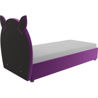 Кровать Mebelico Бриони 820х1880 (микровельвет, фиолетовый)