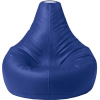 Кресло-мешок Palermo Bormio экокожа L (синий)