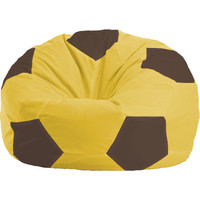 Кресло-мешок Flagman Мяч М1.1-261 (желтый/коричневый)