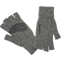 Перчатки Simms Wool 1/2 Finger Glove (L/XL, серый)