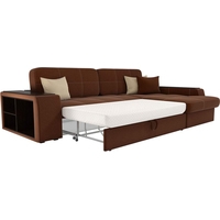 Угловой диван Mebelico Брюссель 60216 (коричневый)