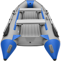 Моторно-гребная лодка Roger Boat Trofey 3500 (без киля, серый/синий)