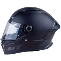Мотошлем MT Helmets Stinger 2 Solid (M, матовый черный) в Солигорске
