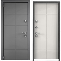 Металлическая дверь Torex Снегирь PP-9 205x86 (серый/белый, правый)