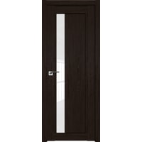 Межкомнатная дверь ProfilDoors 2.71XN L 60x200 (дарк браун/стекло белый триплекс)