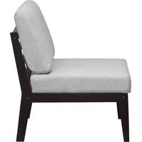 Интерьерное кресло Мебелик Массив MEB_007548 (серый/венге)