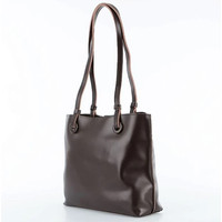 Женская сумка Poshete 931-9721-220-DBW (темно-коричневый)