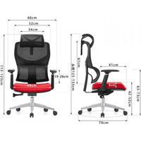 Кресло SitUp Craft chrome (сетка black/black)
