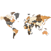 Пазл Woodary Карта мира XL на английском языке 3264 в Солигорске