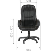 Кресло CHAIRMAN 685 ЭКО (черный) в Витебске