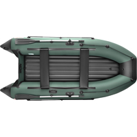 Моторно-гребная лодка Roger Boat Trofey 2900 (без киля, зеленый/черный)