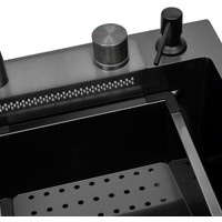 Кухонная мойка ARFEKA Eco AR PVD Nano 75x45 (черный)