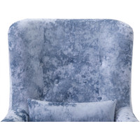 Интерьерное кресло Krones Калипсо (велюр голубой перламутр) в Лиде