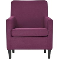 Интерьерное кресло Craftmebel Бордо (вельвет, фиолетовый)