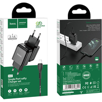 Сетевое зарядное Hoco N2 USB Type-C (черный)