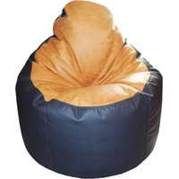 Кресло-мешок Bagland Комфорт Плутон L (замша плутон-048/замша перфект-блю)