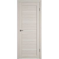 Межкомнатная дверь Atum Pro Х27 80x200 (scansom oak, стекло white cloud)