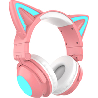 Наушники QUMO Party Cat Mini (розовый)