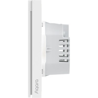 Выключатель Aqara Smart Wall Switch H1 двухклавишный без нейтрали (черный)