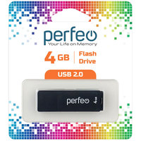 USB Flash Perfeo C04 4GB (черный)