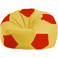 Кресло-мешок Flagman Мяч М1.1-260 (желтый/красный)