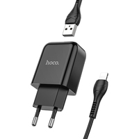 Сетевое зарядное Hoco N2 USB Type-C (черный)