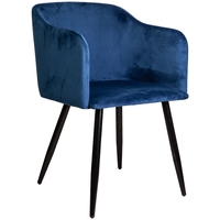Интерьерное кресло AksHome Orly (велюр, синий) в Могилеве
