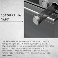 Электрический духовой шкаф ZorG BE12 (серый)