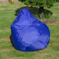 Кресло-мешок LoftyHome Груша L (оксфорд, синий)