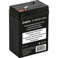 Аккумулятор для ИБП ExeGate DT 6028 (6В, 2.8 А·ч)