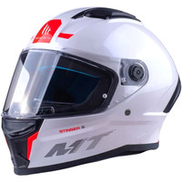 Мотошлем MT Helmets Stinger 2 Solid (S, белый перламутр) в Солигорске