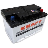 Автомобильный аккумулятор KRAFT 75 R low KR75.0_euro