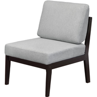 Интерьерное кресло Мебелик Массив MEB_007548 (серый/венге)