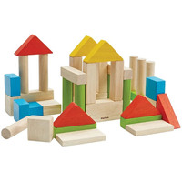 Конструктор/игрушка-конструктор Plan Toys 40 цветных блоков 5513