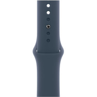 Умные часы Apple Watch SE 2 40 мм (алюминиевый корпус, серебристый/грозовой синий, спортивный силиконовый ремешок S/M) в Пинске